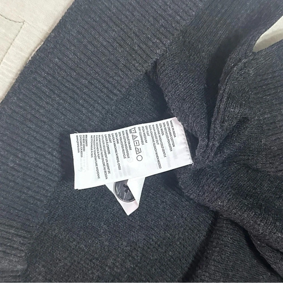 NWT Prana Milani Tunic Sweater Knit Charcoal / Black Hoodie - Picture 11 of 12